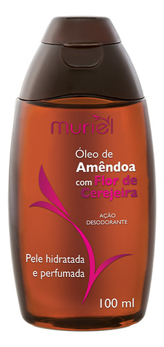Kit Com 6 Unidades Óleo Corporal De Amêndoas 100ml Muriel