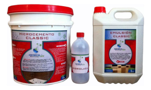 Microcemento Kit X 10 A 12 M2 De Rendimiento