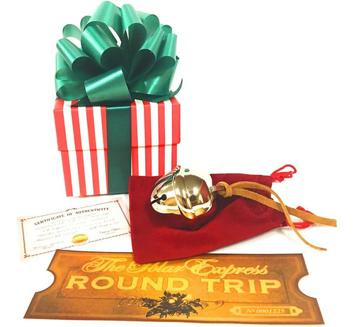 Set De Regalo Polar Express Sleigh Bell Con Boleto De I...