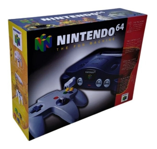 Caixa Vazia Nintendo 64 De Madeira Mdf