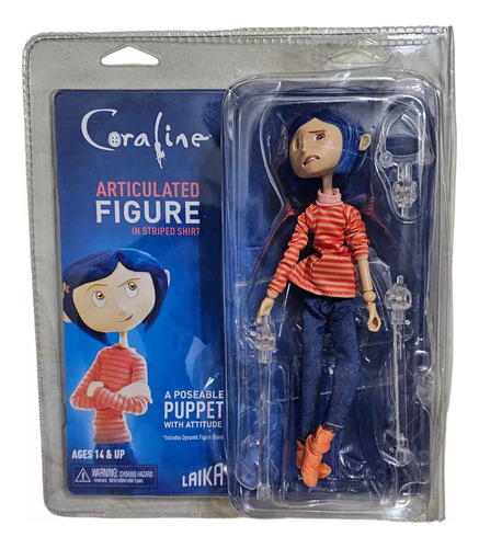 Figura Muñeca Pelicula Coraline 2 Con Abrigo Neca Original (Reacondicionado)