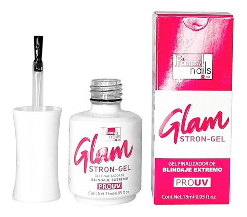 Gel Finalizador Blindaje Extremo Glam Uñas Gel Fantasy Nails