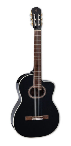 Imagen 1 de 2 de Guitarra Electroacustica Takamine Naylon Gc6ce Bk