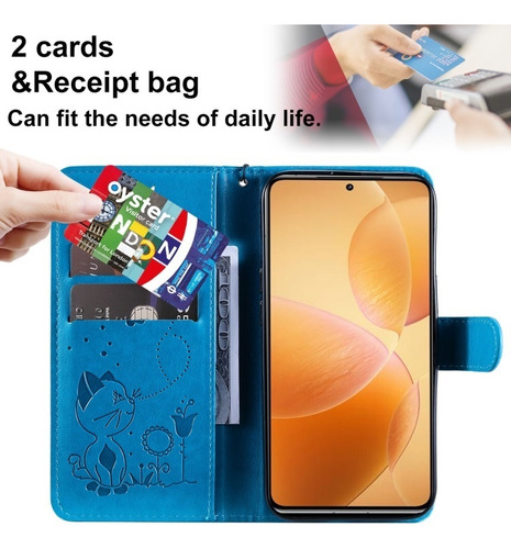 Funda Con Diseño De Gato Y Abeja For Xiaomi 14t/14t Pro