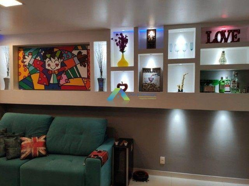 Imagem 6 de 16 de Jardim Celeste Linda Cobertura 122 Metros, 3 Dormitórios, Sendo 1 Suíte, 1 Vaga Com Lazer Completo Excelente Valor E Localização !! - Co0054