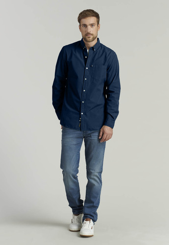 Camisa Las Vegas Fjs Azul Fw25 Ferouch
