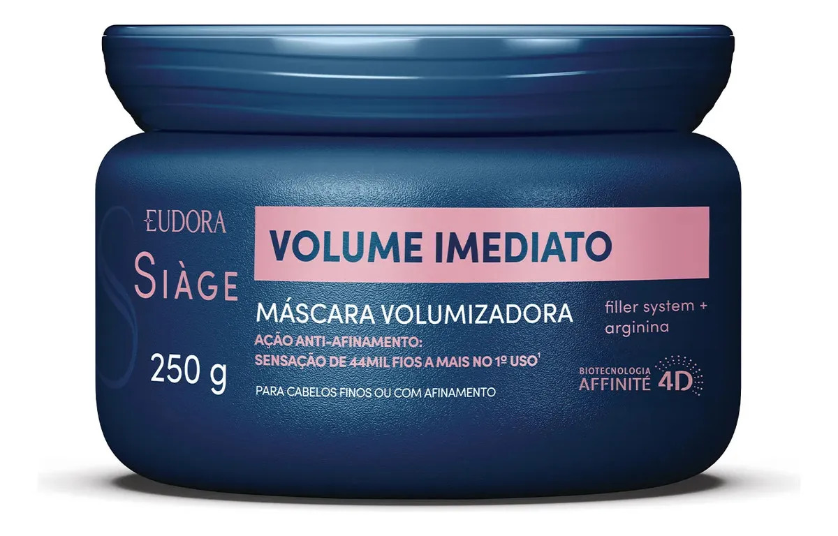 Eudora Siàge Volume Imediato Máscara Capilar 250g