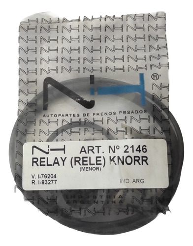 Juego Reparación Válvula Relay Menor Tipo Knorr Mercedes Nh