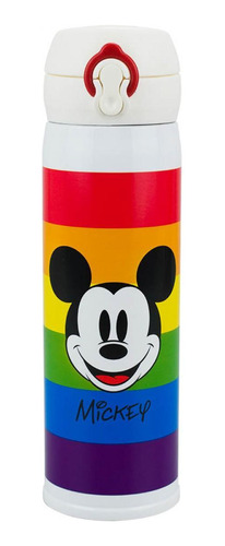 Garrafa Térmica Inox Mickey Arco-íris 400ml - Disney