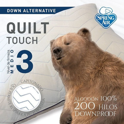 Almohada Spring Air Quilt Touch Standar Super Comoda