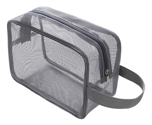 A Bolsa De Aseo De Malla, Bolsa De Afeitar Portátil S Gris