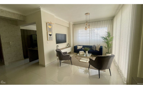 Apartamento En Alquiler Amueblado, Evaristo Morales