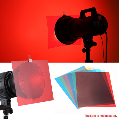 Luz Transparente Color Corrección G, 25 X 20 Cm, 6 Unidades