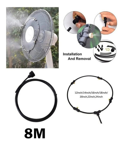 Exteriores Kit De Nebulización Ventilador Nebulizaciónl