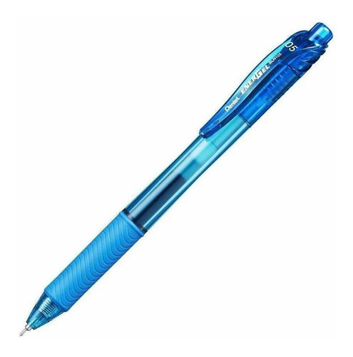 Caneta Retrátil Energel-x 0.5 Azul Claro Pentel