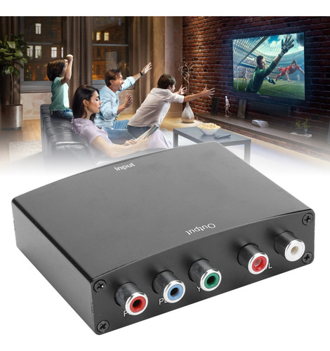 Conversor De Vídeo Hd Hdmi Para 5rca Rgb, Diferença De Cor
