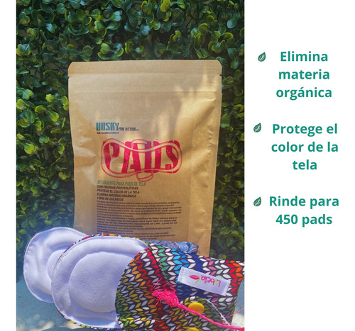 Husky Detergente Para Pads O Toallas Femeninas Ecológicas