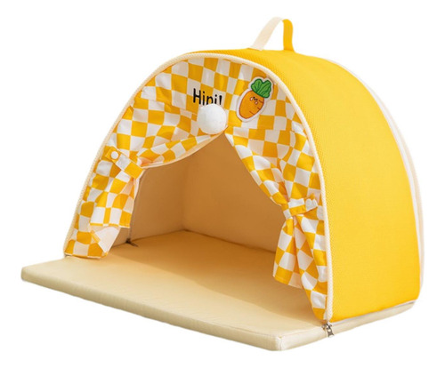 Casa De Carpas De Mascotas 50cmx50cmx40cm Naranja