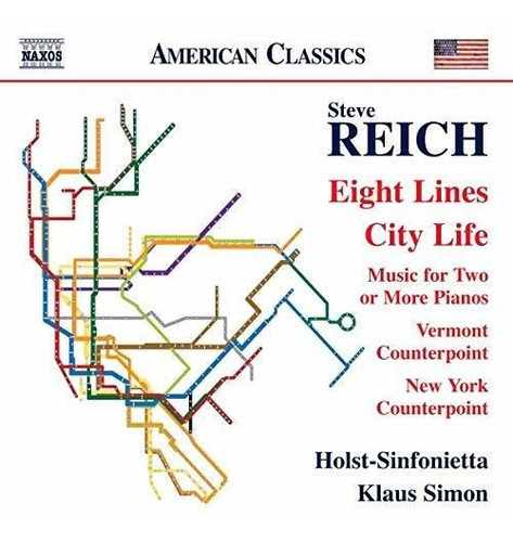 Cd Eight Lines / City Life - Holst-sinfonietta