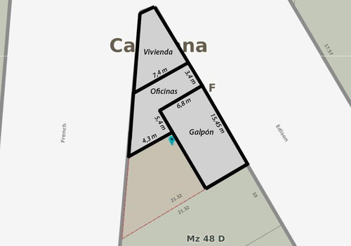 Imagen 8 de 10 de Galpón Con Oficinas Y Vivienda En Venta En Villanueva, Campana