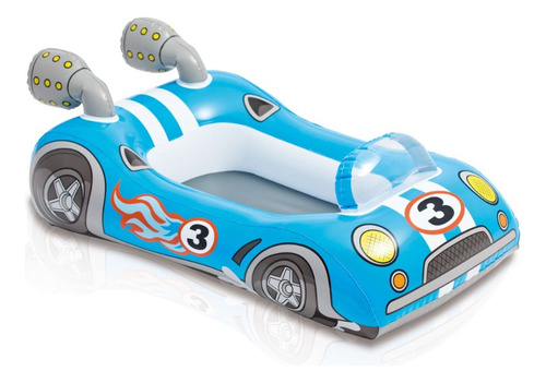 Flotador Infantil Auto De Carrera Intex #59380