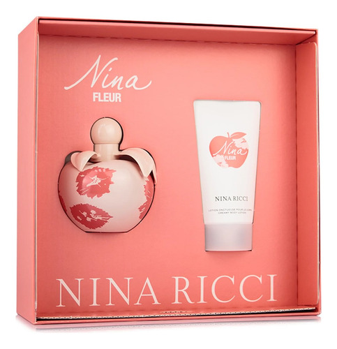 Set Nina Ricci Nina Fleur 80ml Eau De Toilette Para Mujer
