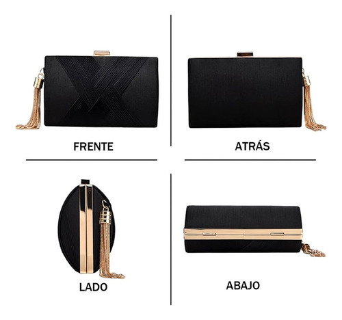 Bolsa De Noite Clutch Para Mulher, Bolsa De Noite Com Borlas