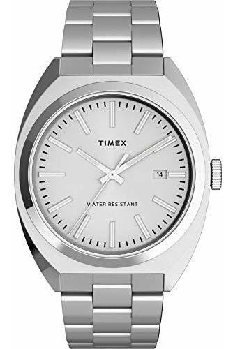 Reloj Timex Milano Xl Para Hombre En Tono Plateado Con