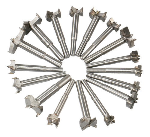 Heheinc - Juego De Brocas Forstner Para Carpintería, 17 Piez