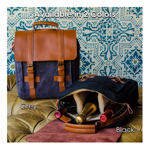 La Bolsa De Vino Treo, La Mochila Con Aislamiento De La Para