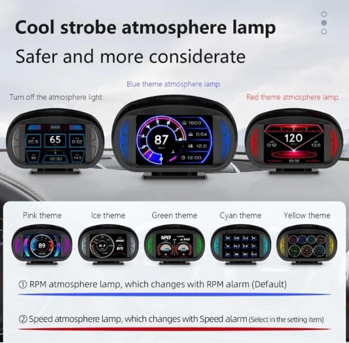 Universal Obd2 Gps Sistema Hud Pantalla De Visualización