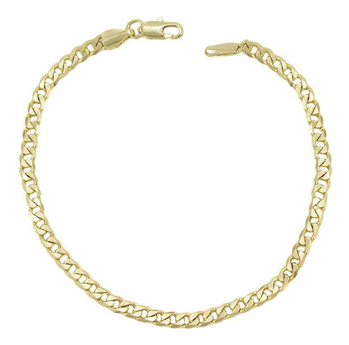 Pulseira Folheada A Ouro 18k Com 05mm Largura