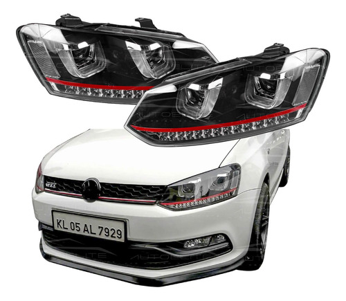 Faros Vento Polo Gti Proyectores/lupas Xenón Led Drl 12 - 21