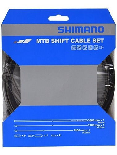 Shimano Mtb Sus - Juego De Cables De Cambio Para Bicicleta, 