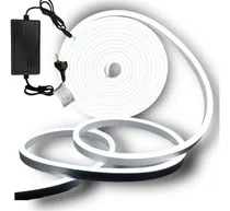 Comprar Manguera Led Neon Tira Led Neon 5 Mts + Fuente + Ficha 12v