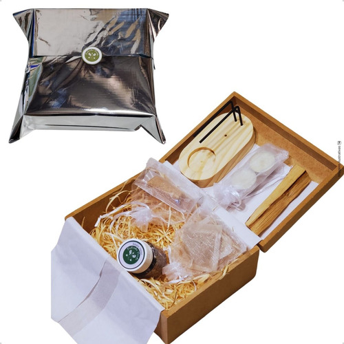 Presente Relax kit Incensário Palo Santo Incenso Espiritual