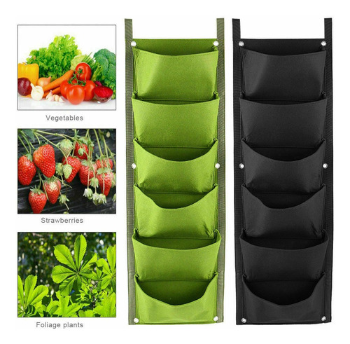 Bolsa Para Colgar En La Pared, 7 Bolsillos, Vertical