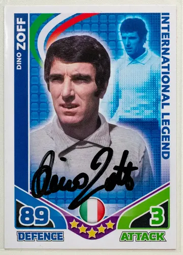 Card Autografado Dino Zoff Goleiro Da Seleção Italiana | MercadoLivre
