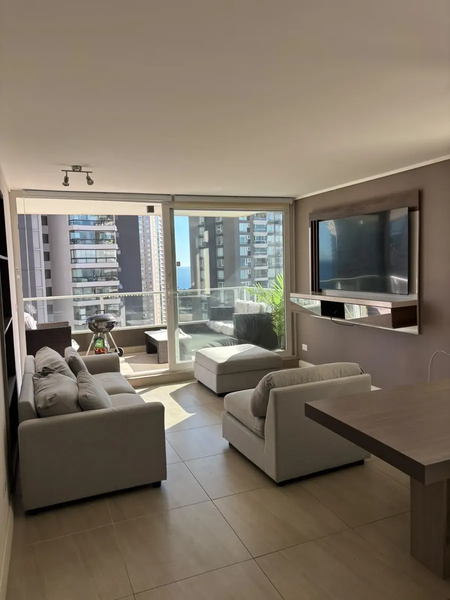 Imagen 1 de 11 de Arriendo Amoblado En Costa De Montemar | 3d + 2b. 86 Mtr2
