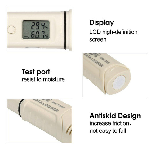 Data Logger Usb De Humedad Y Temperatura - Benetech Gm1365