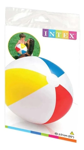 Pelota De Playa Inflable Para Alberca De Colores 51cm