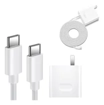 Comprar 65w Tipo C Cargador Para Laptop Huawei Matebook D14 D15 Cargador Rápido 20v 3.25a Cargador Universal Macbook Pro Macbook Air Color Blanco