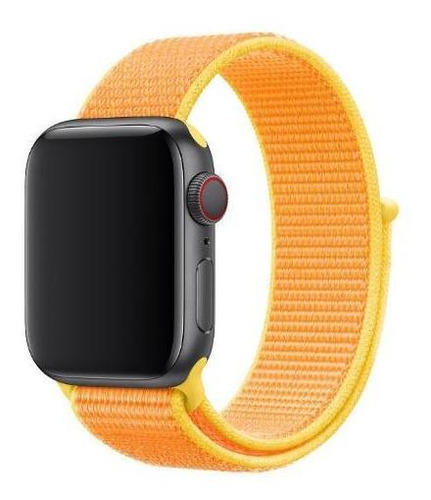 Pulseira Sport Loop P/ Apple Watch 42/44mm Canary Yellow