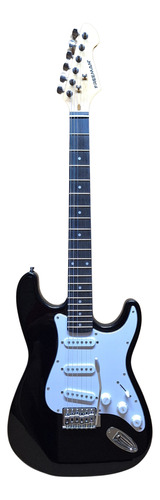 Guitarra Electrica Stratocaster Freeman Negro + Funda