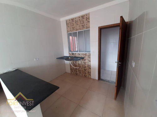 Imagem 8 de 21 de Linda Casa De Condomínio, Sobreposta Com Ampla Sacada Por R$ 210.000,00 - Aceita Financiamento No Maracanã Em Praia Grande. - Ca0880