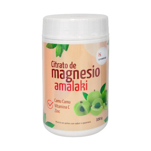 Citrato De Magnesio Amalaki, Zinc & Vitamina C - 330 Gramos