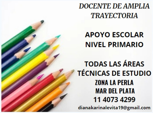 Clases De Apoyo Escolar Primario