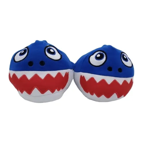 Pantuflas Tiburon Peluche Infantil Azul Nene
