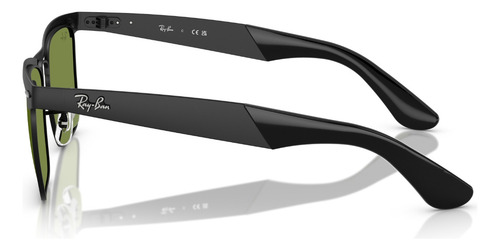 Óculos De Sol Ray Ban Wayfarer Deluxe Preto Rb3875 0064e-56