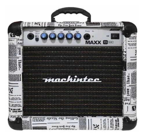 Cubo Amplificador De Guitarra - Maxx 15 Mackintec - Jornal 